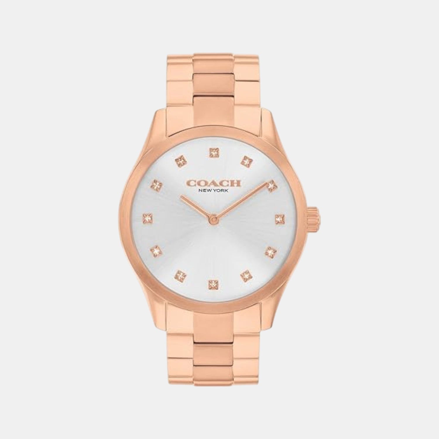 Brooks Women Quartz Silver & White Dial Analog Stainless Steel Watch 14504538