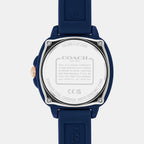 Kitt Women Quartz Navy Dial Analog Silicone Watch 14504540