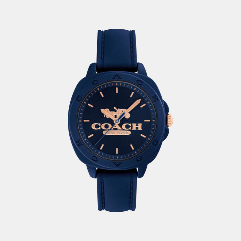 Kitt Women Quartz Navy Dial Analog Silicone Watch 14504540