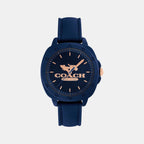 Kitt Women Quartz Navy Dial Analog Silicone Watch 14504540