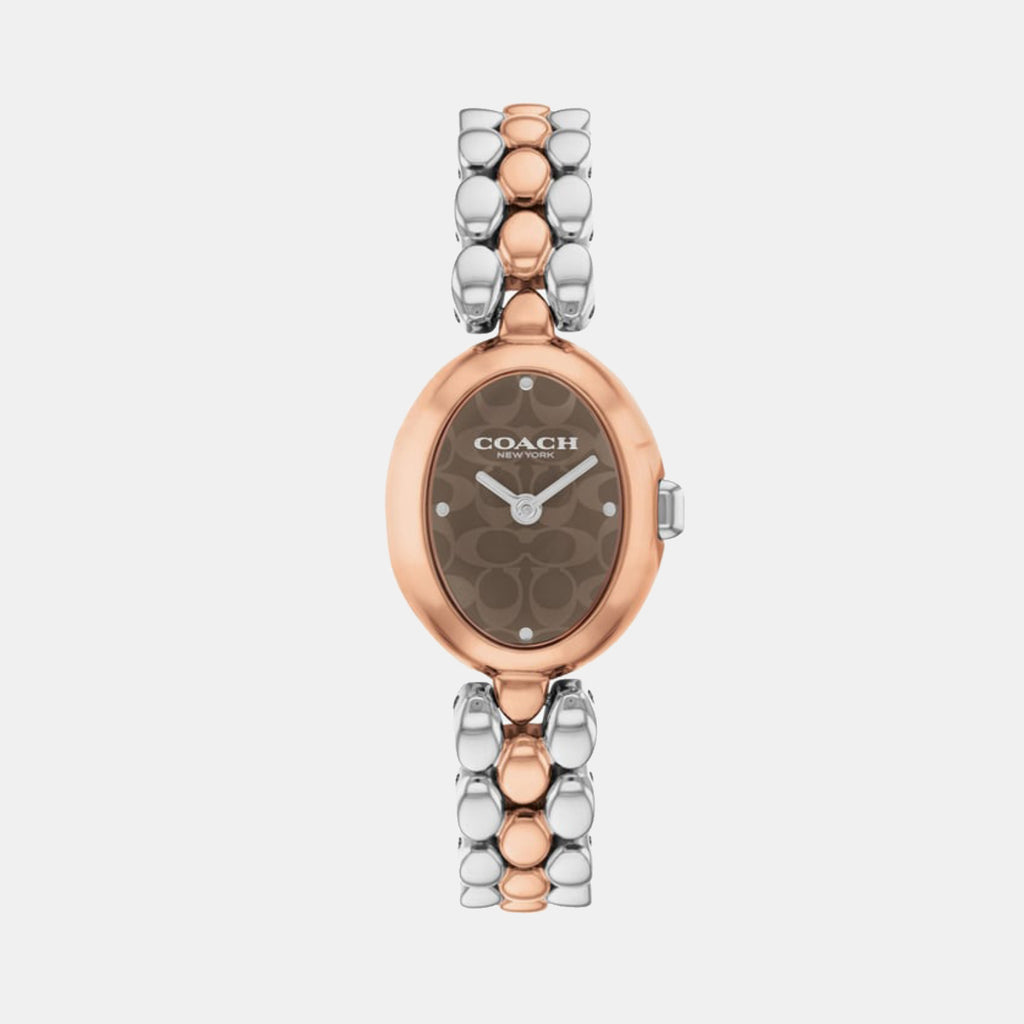 Sammy Women Quartz Brown Dial Analog Stainless Steel Watch 14504542