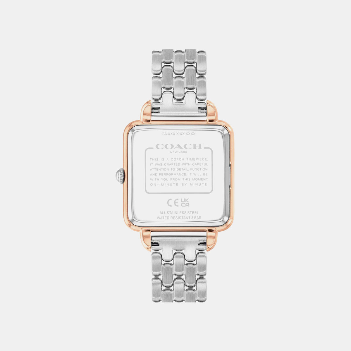 Cass Women Quartz Brown Dial Analog Stainless Steel Watch 14504543