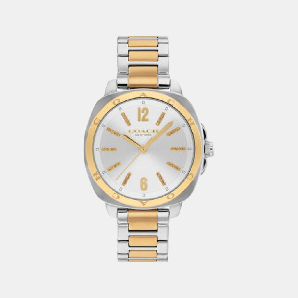 Kitt Women Quartz Silver White Dial Analog Stainless Steel Watch 14504544