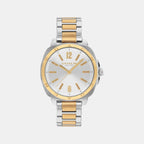 Kitt Women Quartz Silver White Dial Analog Stainless Steel Watch 14504544