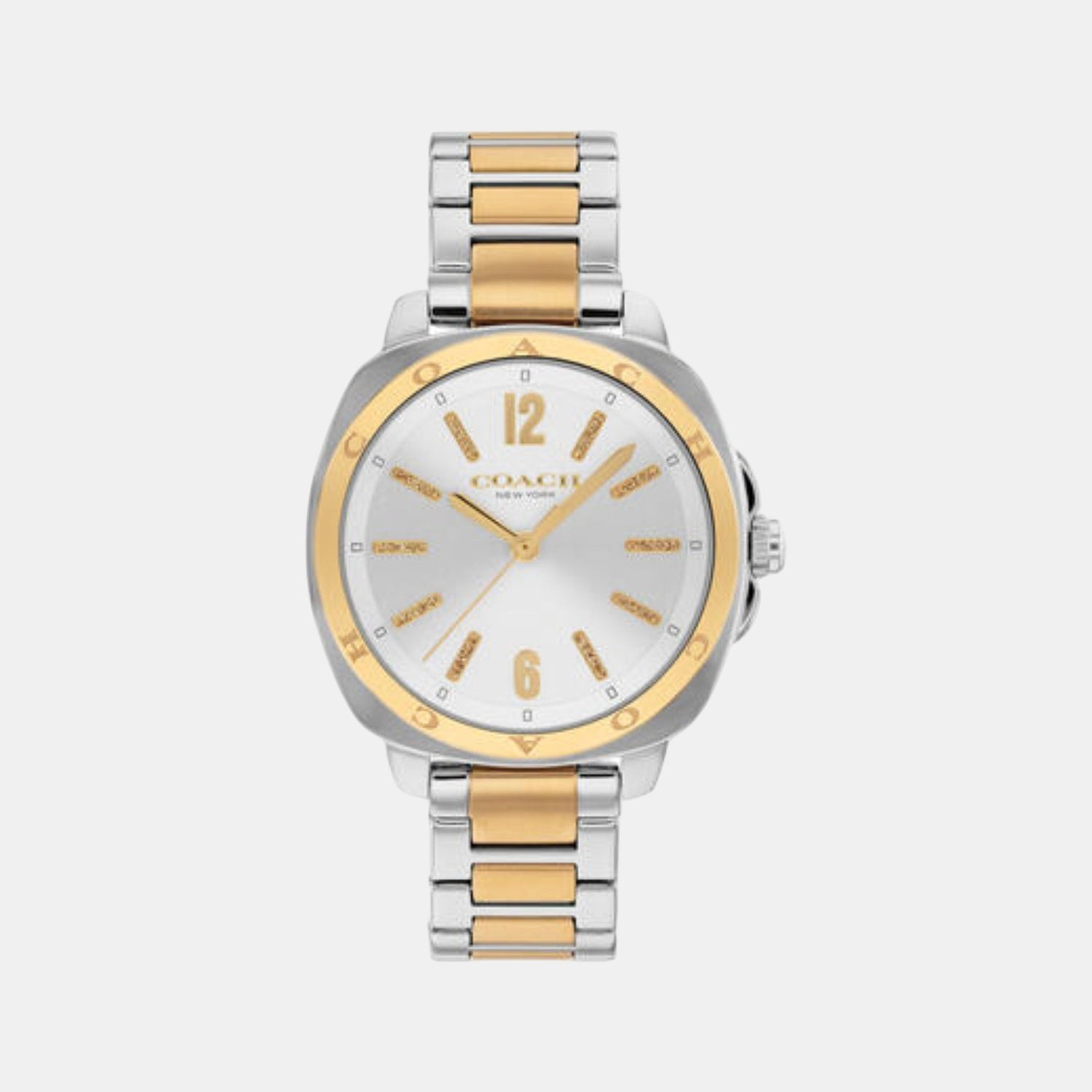 Kitt Women Quartz Silver White Dial Analog Stainless Steel Watch 14504544