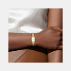 Cadie Women Quartz Silver White Dial Analog Stainless Steel Watch 14504550