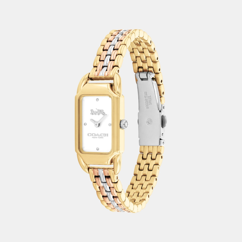 Cadie Women Quartz Silver White Dial Analog Stainless Steel Watch 14504550