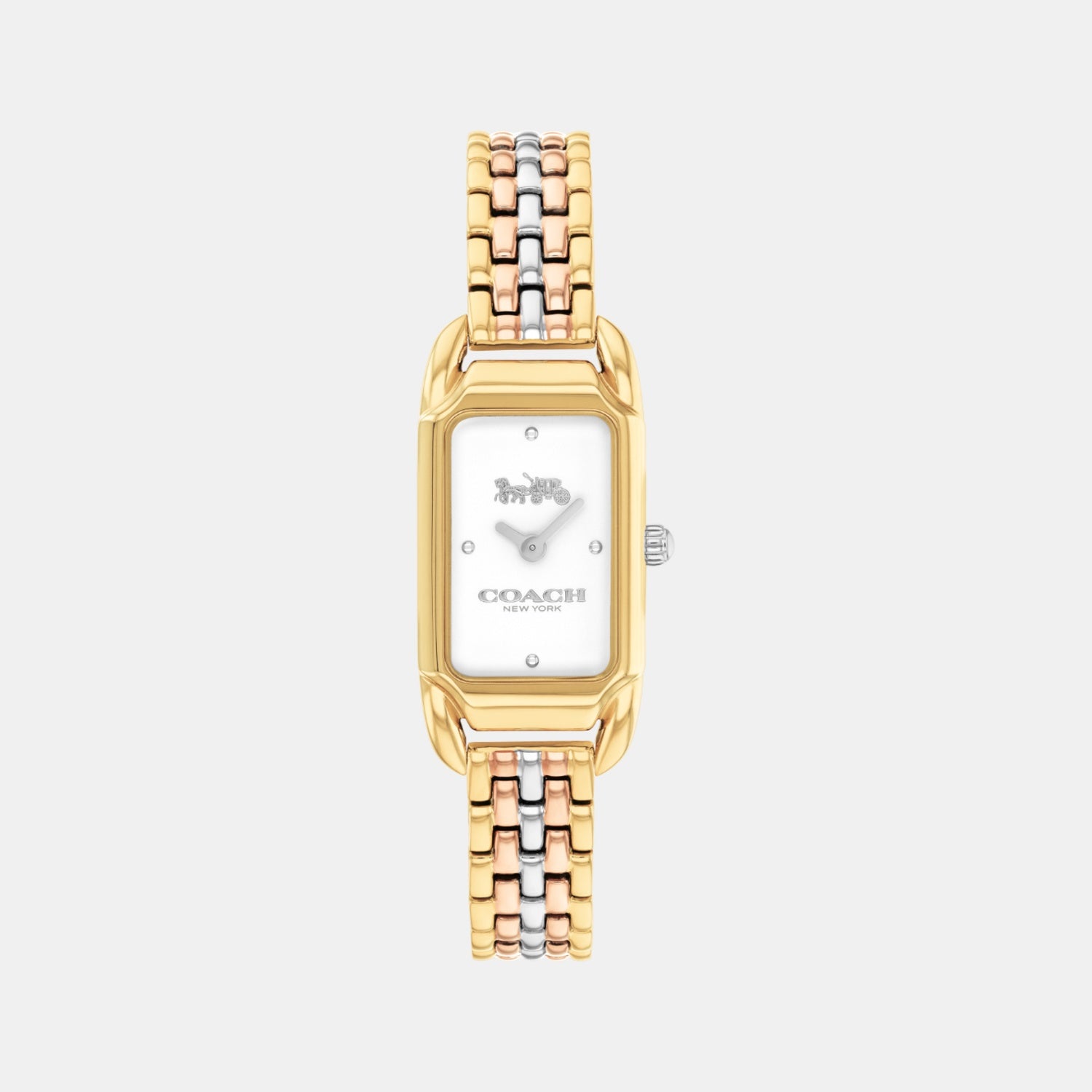 Cadie Women Quartz Silver White Dial Analog Stainless Steel Watch 14504550