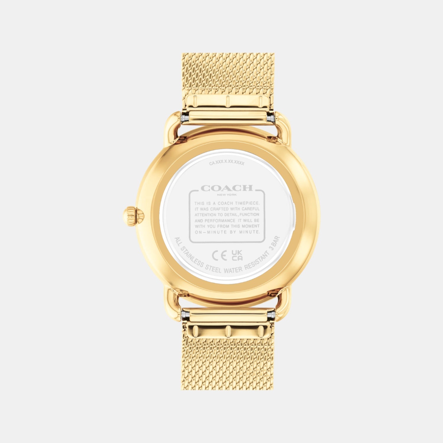 Elliot Women Quartz Gold Dial Analog Stainless Steel Watch 14504553