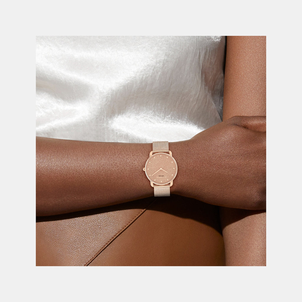 Elliot Women Quartz Rose Gold Dial Analog Stainless Steel Watch 14504554