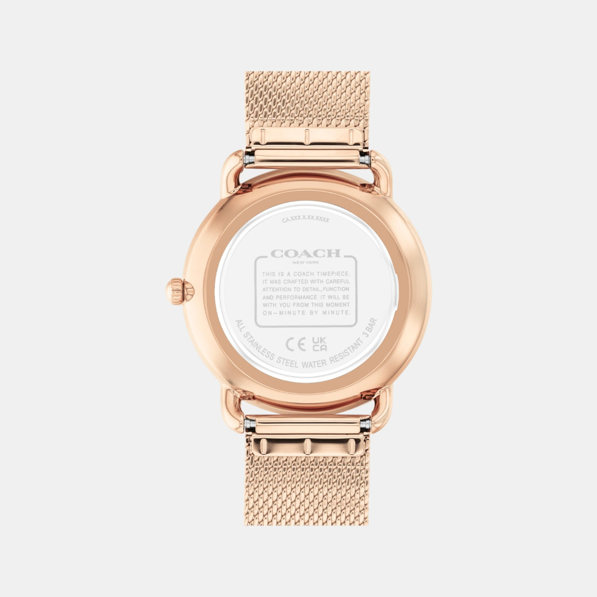Elliot Women Quartz Rose Gold Dial Analog Mesh Watch 14504554