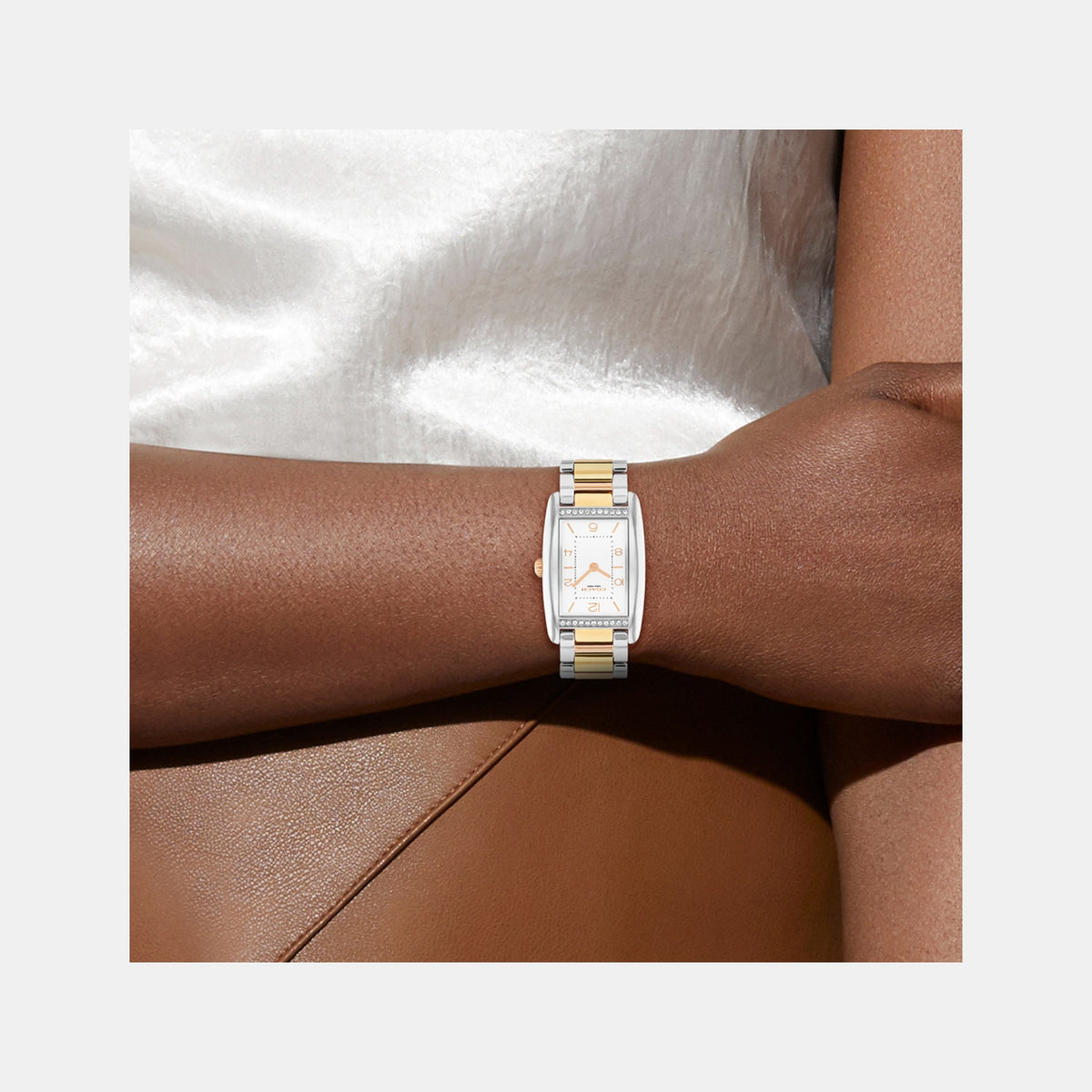 Reese Women Quartz White Dial Analog Stainless Steel Watch 14504560