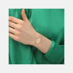 Sammy Women Quartz Thin Gold Dial Analog Stainless Steel Watch 14504567