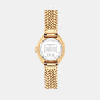 Sammy Women Quartz Gold Dial Analog Mesh Watch 14504567
