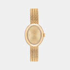 Sammy Women Quartz Thin Gold Dial Analog Stainless Steel Watch 14504567