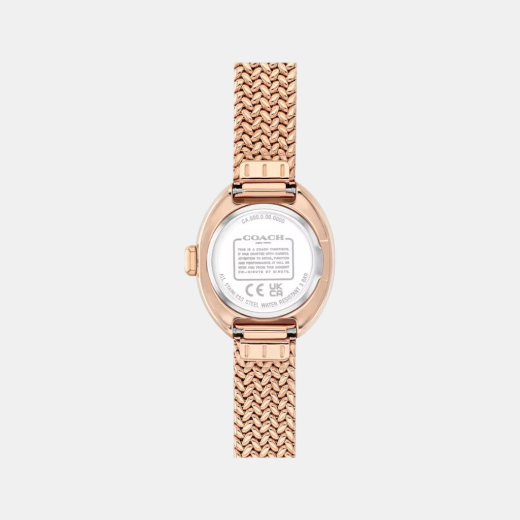 Sammy Women Quartz Pink Dial Analog Stainless Steel Watch 14504568