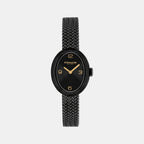 Sammy Women Quartz Black Dial Analog Stainless Steel Watch 14504569