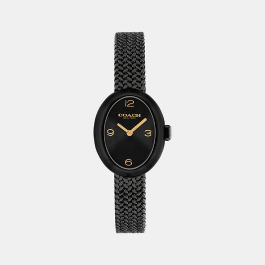 Sammy Women Quartz Black Dial Analog Stainless Steel Watch 14504569