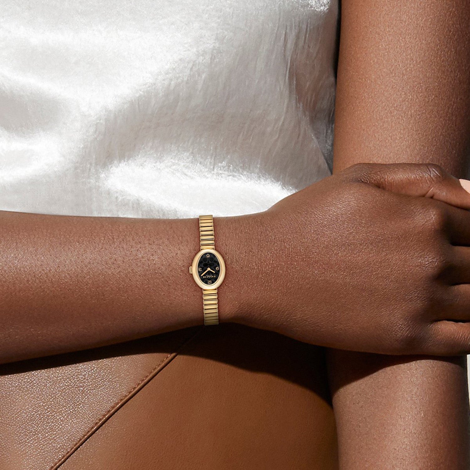 Sammy Women Quartz Black Dial Analog Stainless Steel Watch 14504571