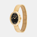 Sammy Women Quartz Black Dial Analog Stainless Steel Watch 14504571