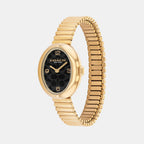 Sammy Women Quartz Black Dial Analog Stainless Steel Watch 14504571