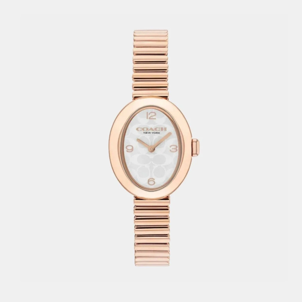 Sammy Women Quartz Silver White Dial Analog Stainless Steel Watch 14504572