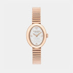 Sammy Women Quartz Silver White Dial Analog Stainless Steel Watch 14504572