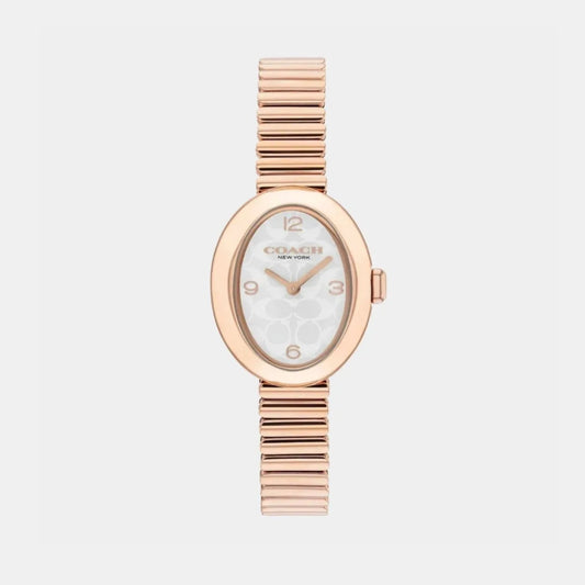 Sammy Women Quartz Silver White Dial Analog Stainless Steel Watch 14504572