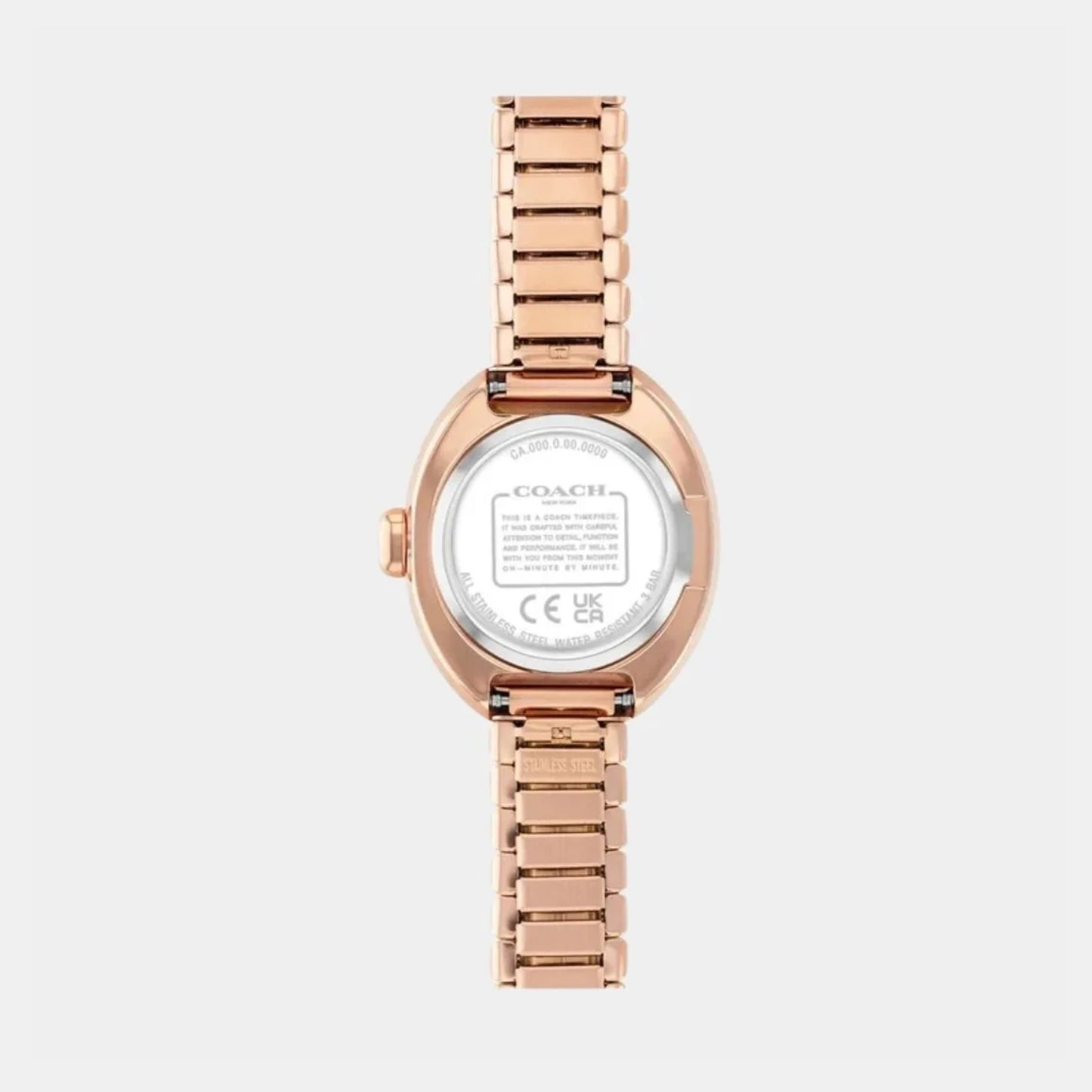 Sammy Women Quartz Silver White Dial Analog Stainless Steel Watch 14504572