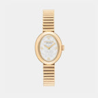 Sammy Women Quartz Silver White Dial Analog Stainless Steel Watch 14504573