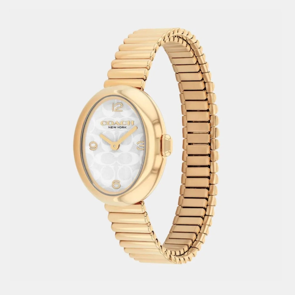 Sammy Women Quartz Silver White Dial Analog Stainless Steel Watch 14504573