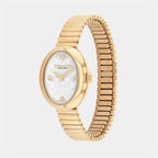 Sammy Women Quartz Silver White Dial Analog Stainless Steel Watch 14504573