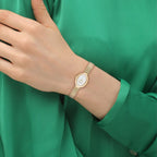 Sammy Women Quartz Silver White Dial Analog Stainless Steel Watch 14504573