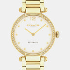 Cary Women Automatic White Dial Analog Stainless Steel Watch 14504580