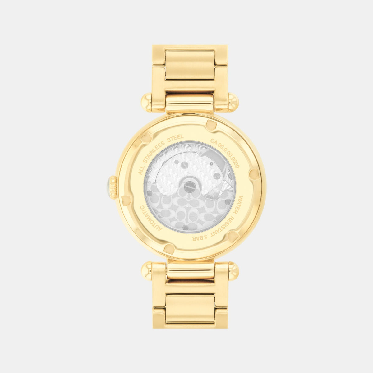 Cary Women Automatic White Dial Analog Stainless Steel Watch 14504580