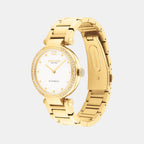 Cary Women Automatic White Dial Analog Stainless Steel Watch 14504580
