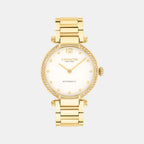Cary Women Automatic White Dial Analog Stainless Steel Watch 14504580