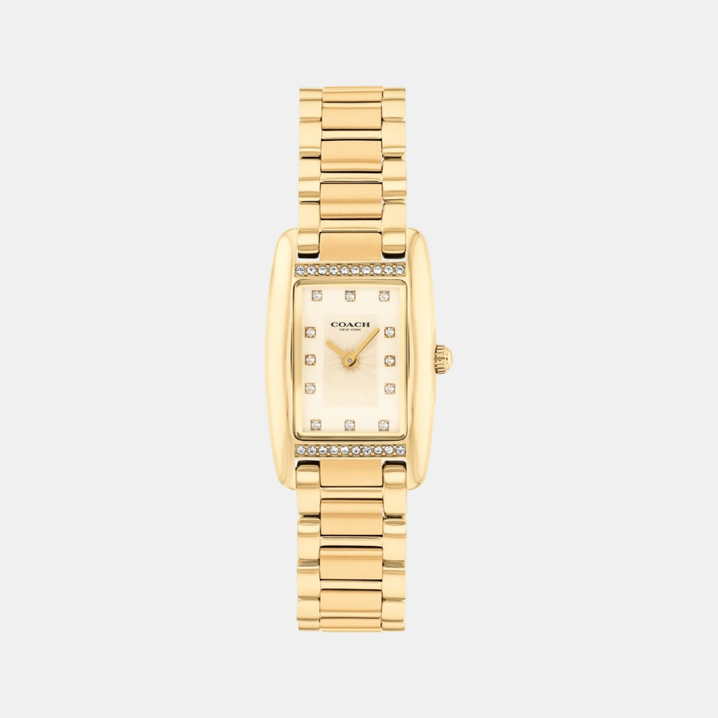 Reese Women Quartz Gold Dial Analog Stainless Steel Watch 14504588