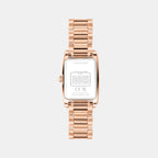 Reese Women Quartz Carnation Gold Dial Analog Stainless Steel Watch 14504589