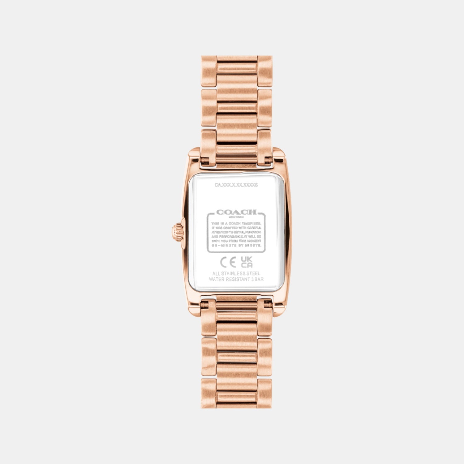 Reese Women Quartz Carnation Gold Dial Analog Stainless Steel Watch 14504589