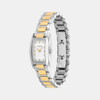 Reese Women Quartz White Dial Analog Stainless Steel Watch 14504590