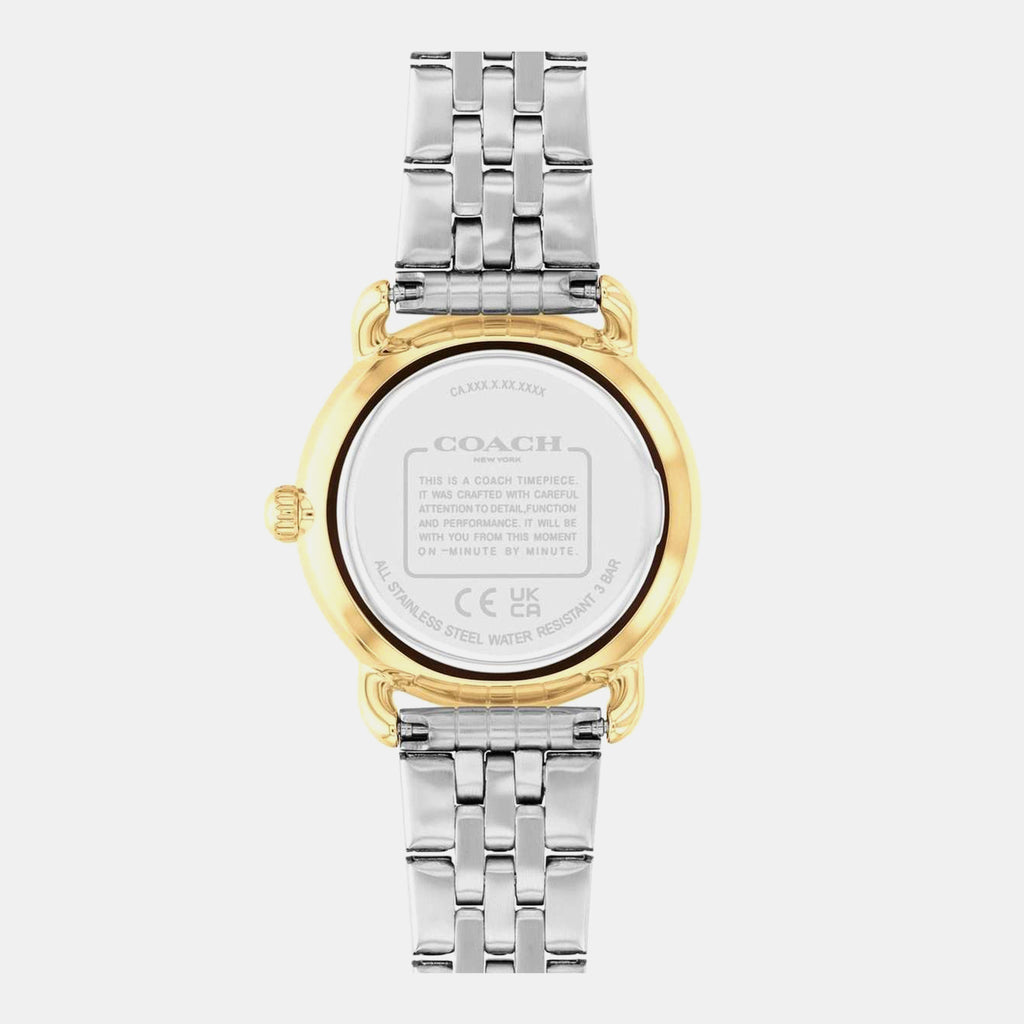Women Quartz Silver Dial Analog Stainless Steel Watch 14504618