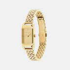 Cadie Women Quartz Gold Dial Analog Stainless Steel Watch 14504629