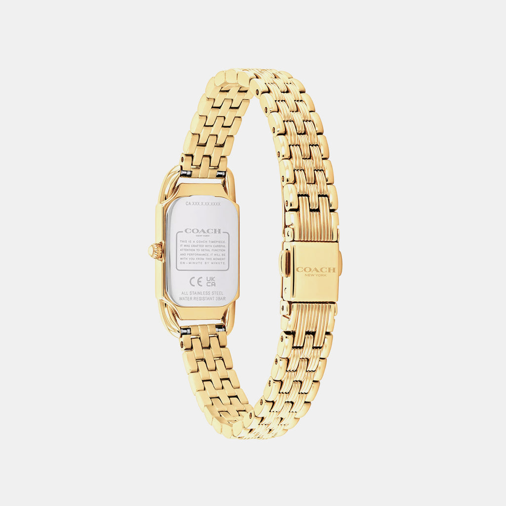 Cadie Women Quartz Gold Dial Analog Stainless Steel Watch 14504629