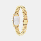 Cadie Women Quartz Gold Dial Analog Stainless Steel Watch 14504629