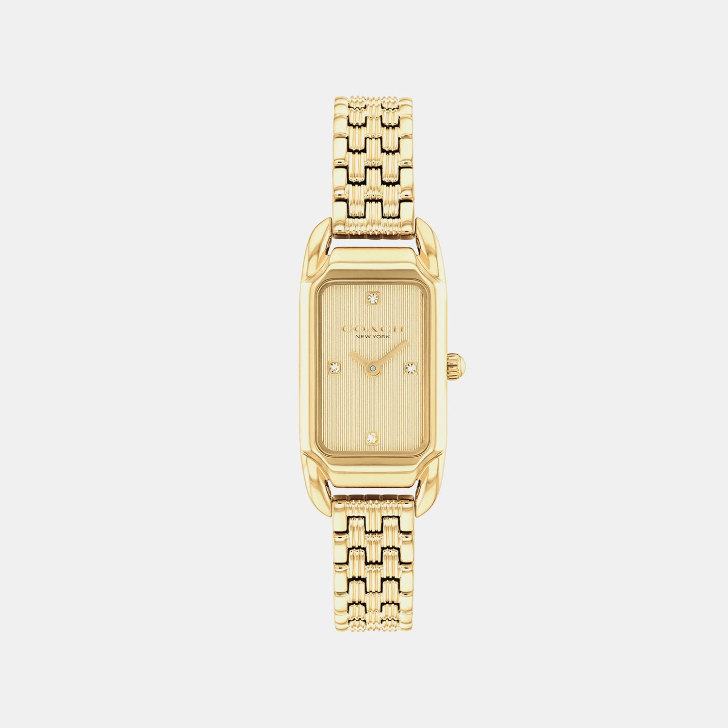 Cadie Women Quartz Gold Dial Analog Stainless Steel Watch 14504629