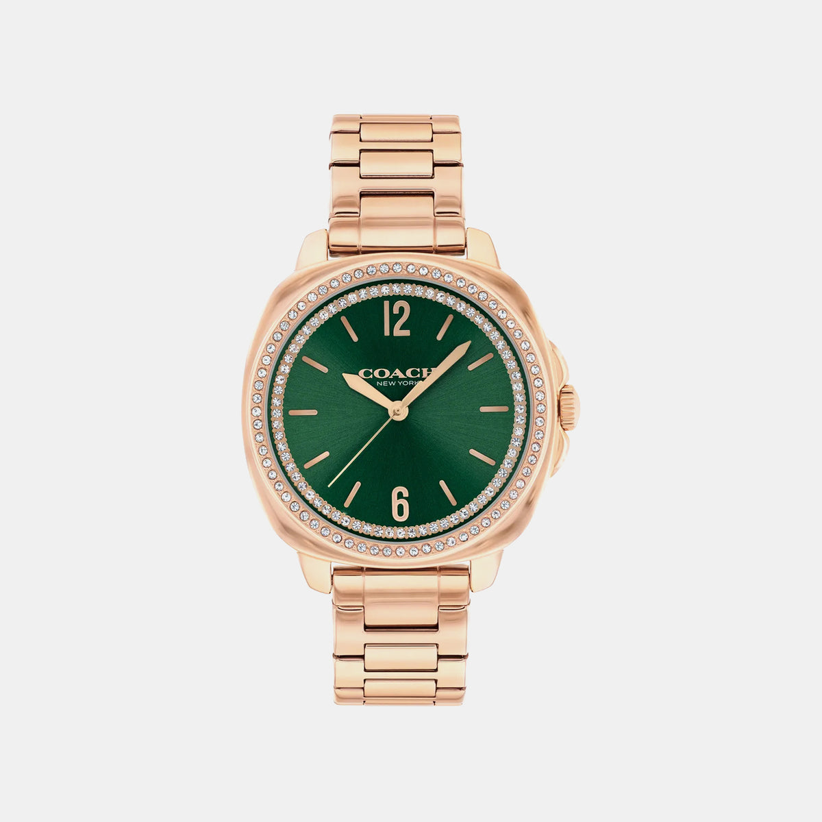 Kitt Women Quartz Green Dial Analog Stainless Steel Watch 14504637