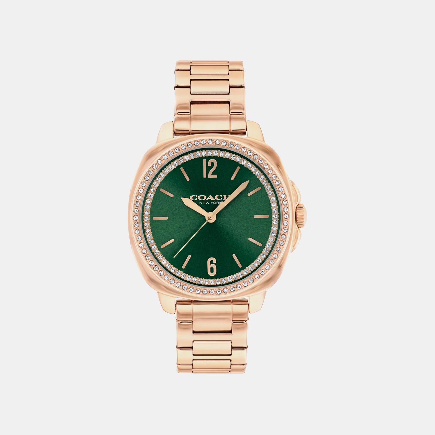 Kitt Women Quartz Green Dial Analog Stainless Steel Watch 14504637