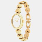 Sammy Women Quartz White Dial Analog Stainless Steel Watch 14504638