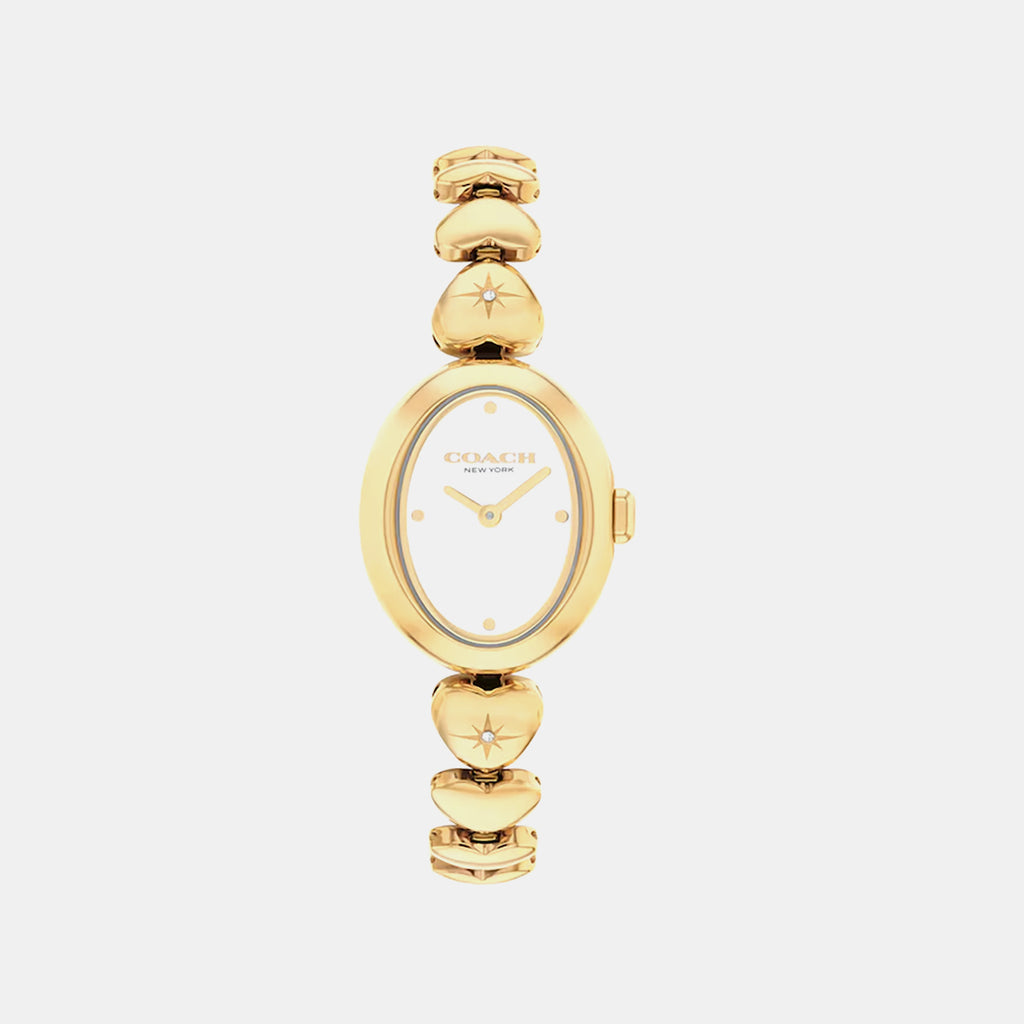 Sammy Women Quartz White Dial Analog Stainless Steel Watch 14504638
